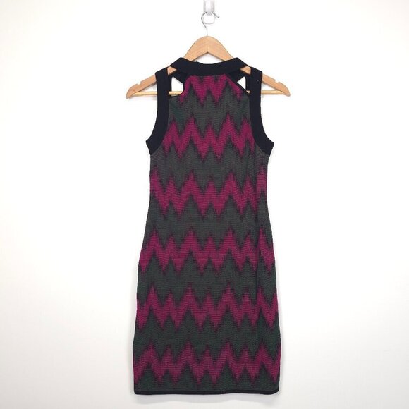 M Missoni Zigzag Knit Bodycon Midi Dress - Picture 8 of 12